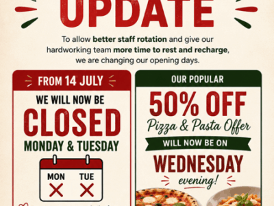 sarracino opening update